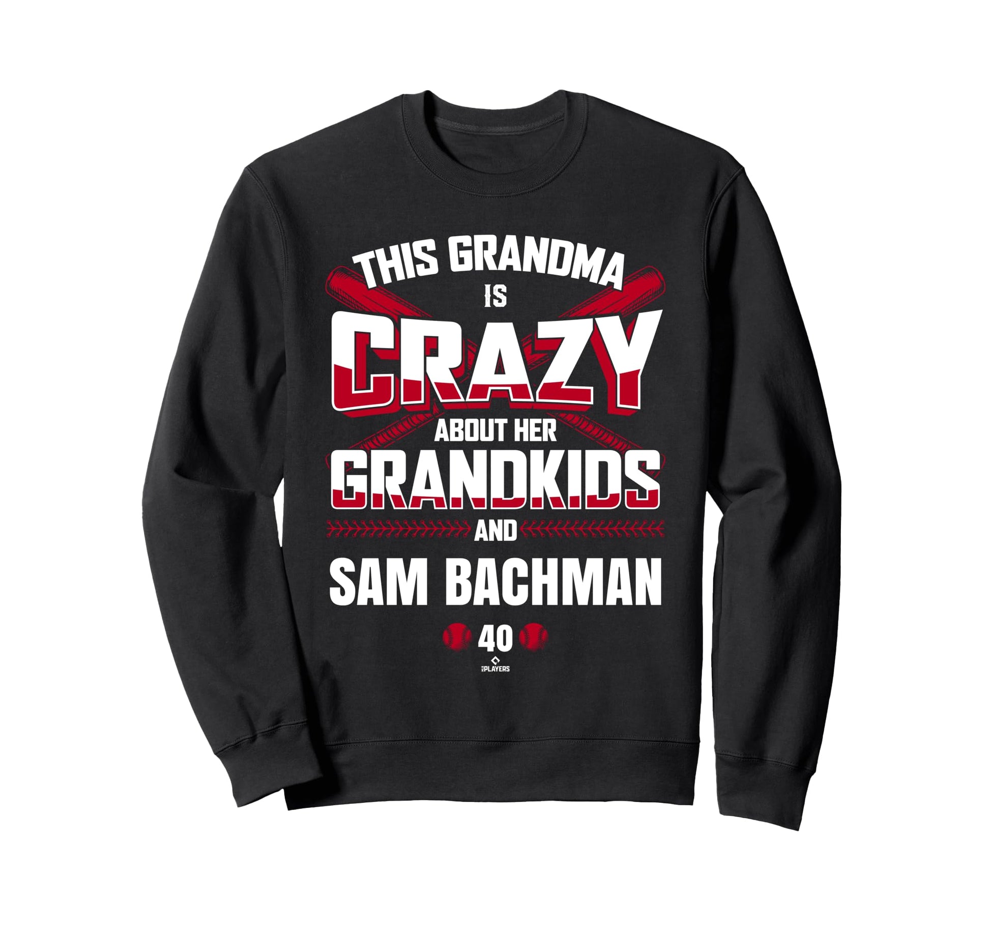 Grandma Crazy Sam Bachman Los Angeles Sweatshirt - Graphic Print Men Women - T-Shirt, Sweatshirt, Hoodie