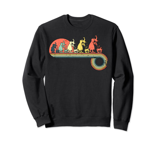 Halloween Witch Cooking Sunset Sweatshirt - Casual Everyday Wear Unisex - T-Shirt, Sweatshirt, Hoodie