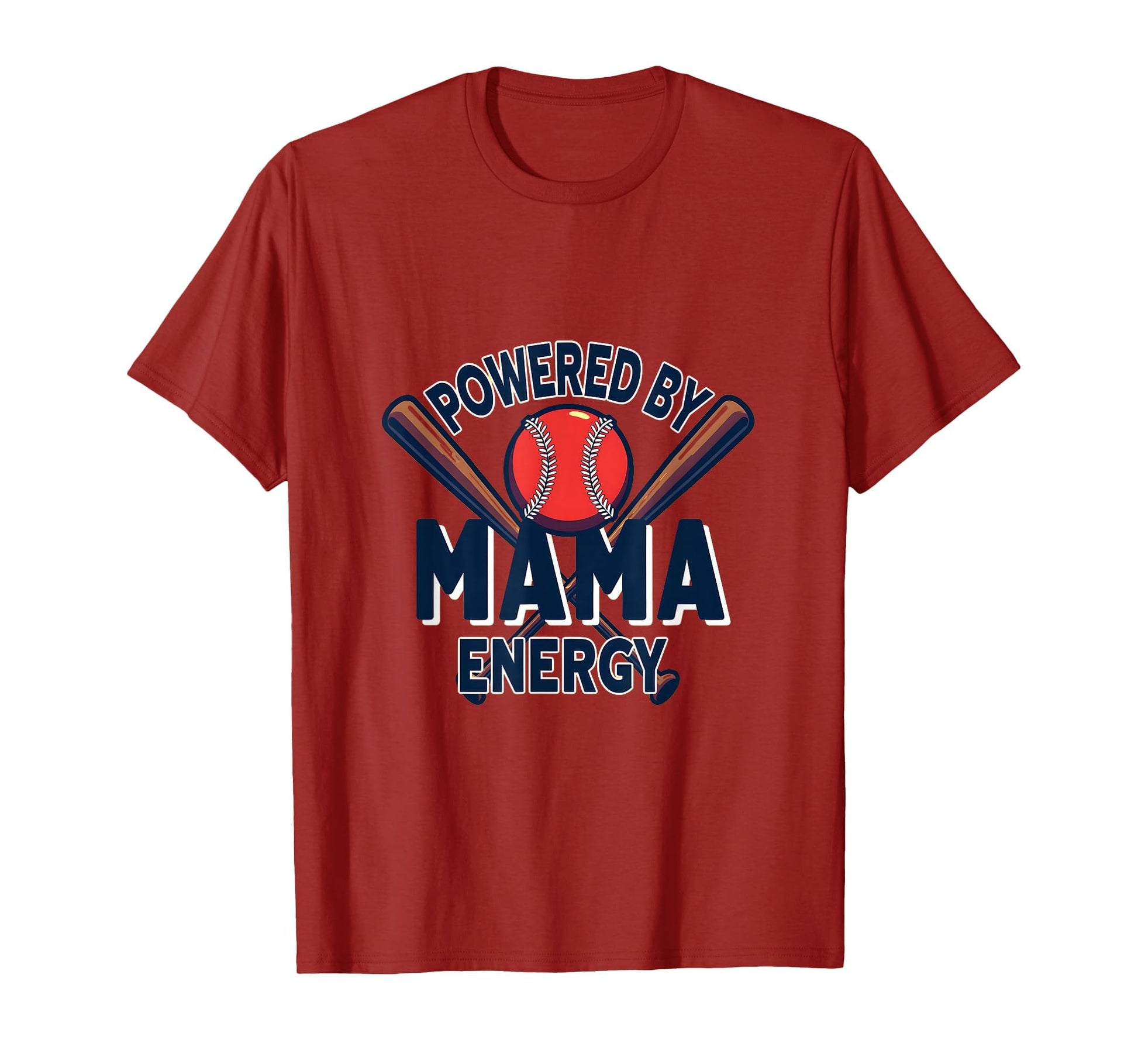 Powered Mama Energy Baseball T-Shirt - Streetwear Style for Adults - T-Shirt, Sweatshirt, Hoodie