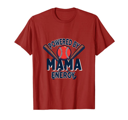 Powered Mama Energy Baseball T-Shirt - Streetwear Style for Adults - T-Shirt, Sweatshirt, Hoodie
