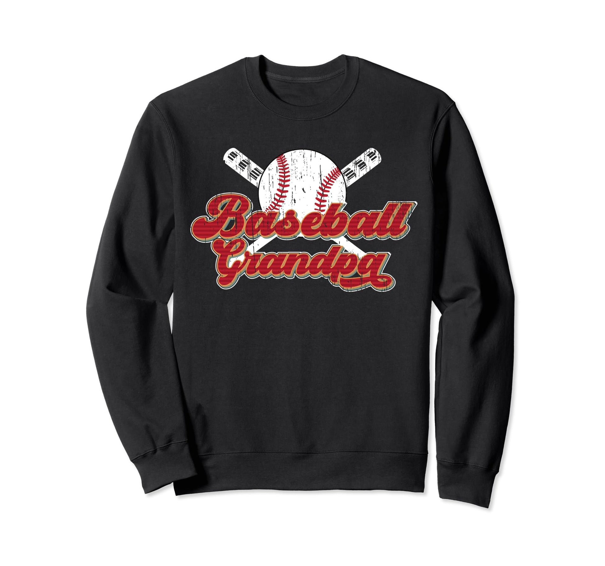 Baseball Grandpa Baseball Player Sweatshirt - Minimalist Print Unisex - T-Shirt, Sweatshirt, Hoodie