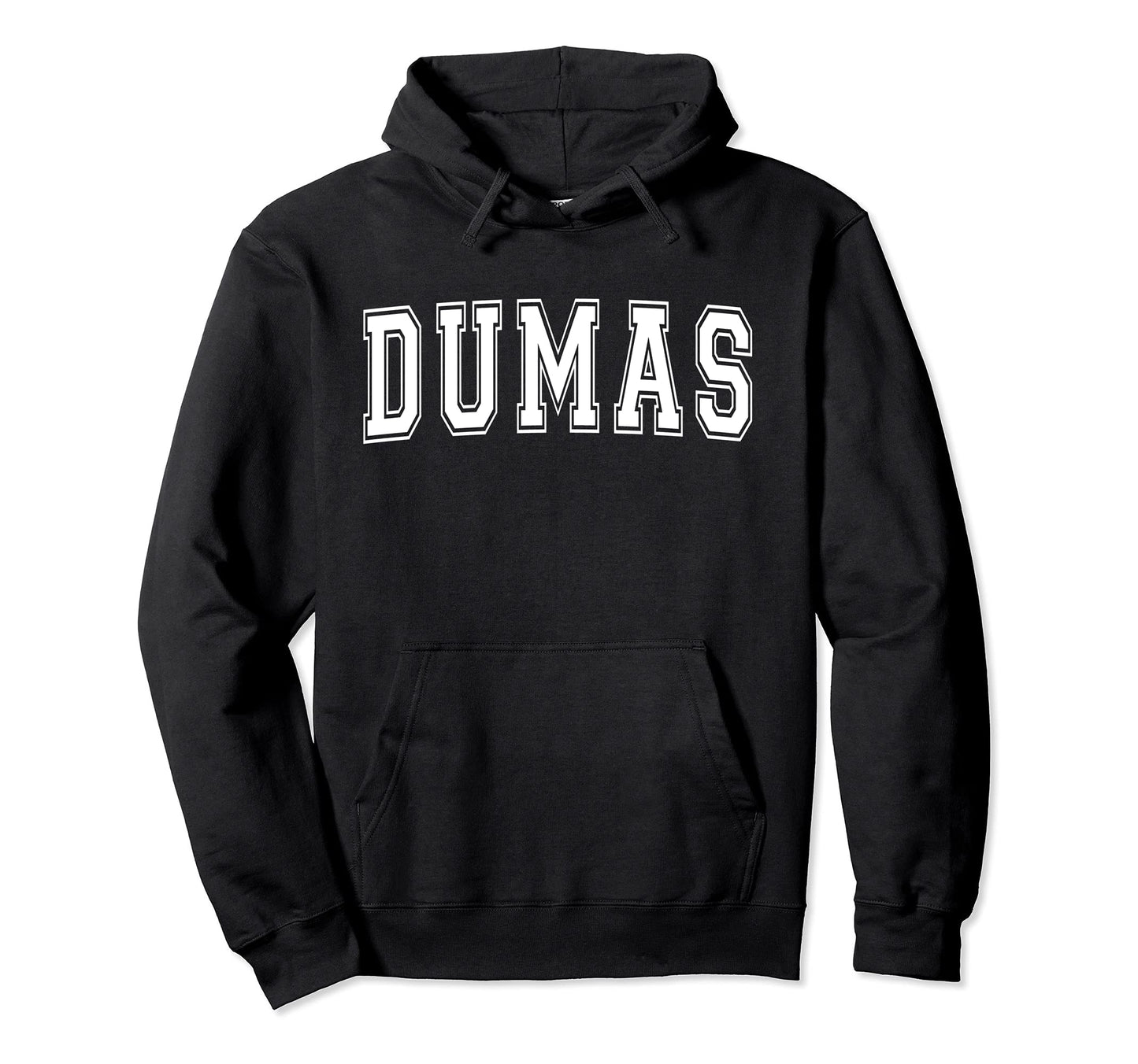 Dumas Tx Texas Usa Sports Varsity Hoodie - Minimalist Print Unisex - T-Shirt, Sweatshirt, Hoodie
