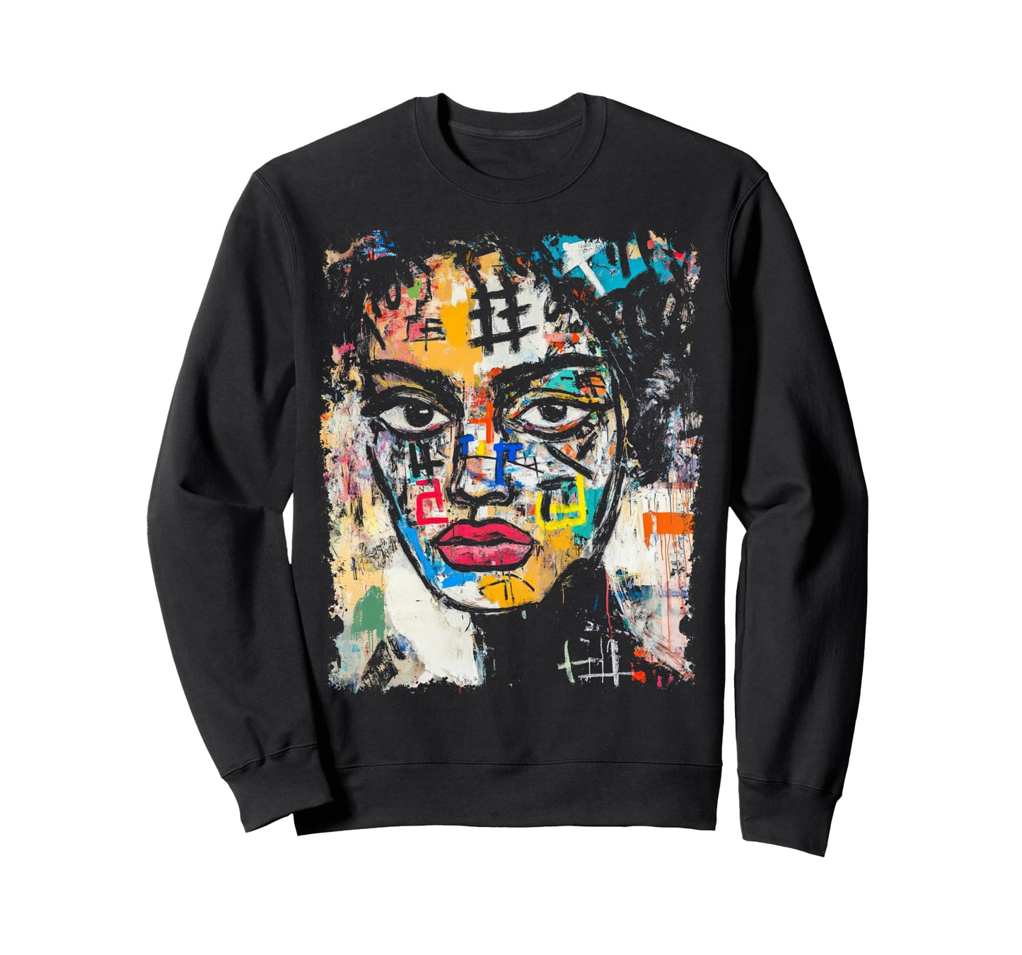 Pop Art Womens 90S Graffiti Sweatshirt - Graphic Print Men Women - T-Shirt, Sweatshirt, Hoodie