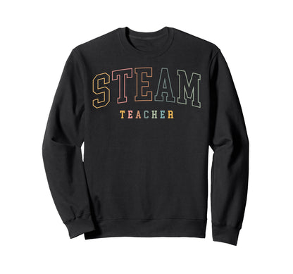 Steam Teacher Boho Colors Sweatshirt - Custom Art Print for Adults - T-Shirt, Sweatshirt, Hoodie