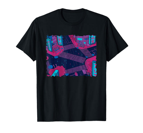 Tokyo Night Aesthetic Lofi Japanese T-Shirt - Unique Graphic for Adults - T-Shirt, Sweatshirt, Hoodie