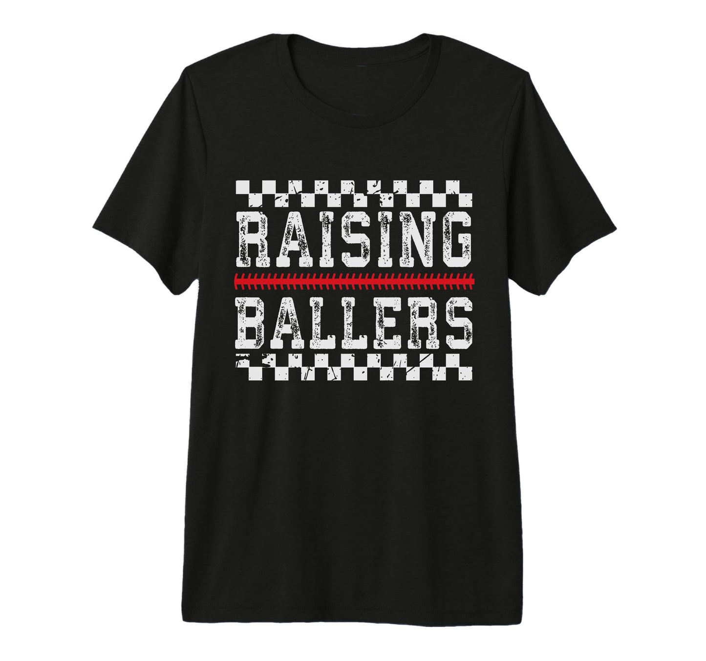 Baseball Player Raising Ballers Game T-Shirt - Trendy Graphic Men Women - T-Shirt, Sweatshirt, Hoodie
