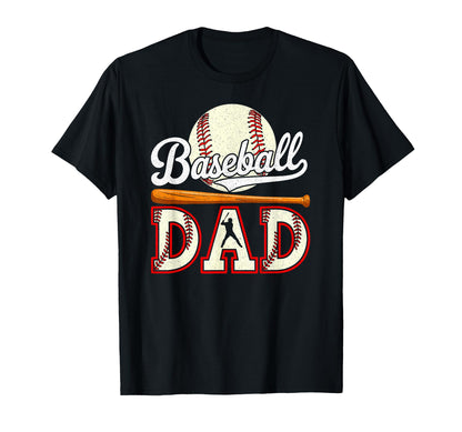 Baseball Dad Daddy Baseball Player T-Shirt - Aesthetic Graphic Unisex - T-Shirt, Sweatshirt, Hoodie