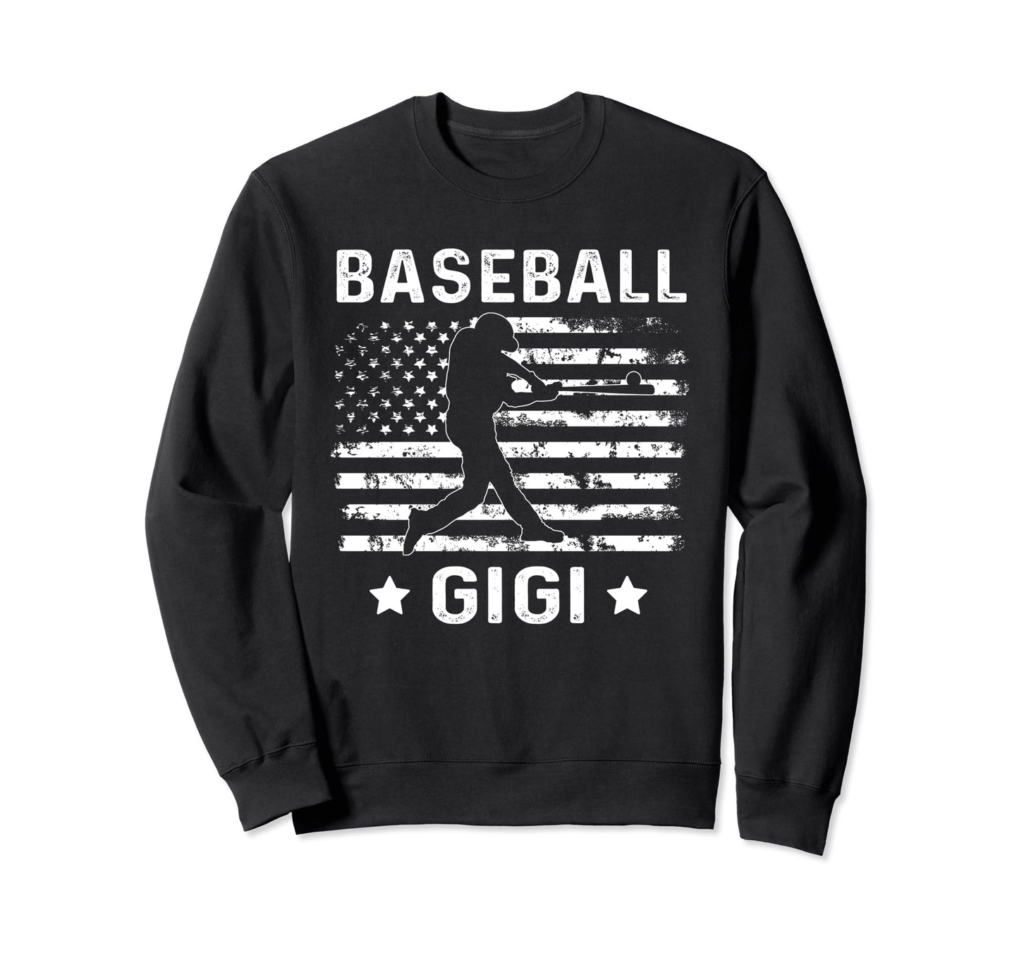 Baseball Gigi Grandma Usa Flag 4Th Sweatshirt - Unique Graphic Men Women - T-Shirt, Sweatshirt, Hoodie
