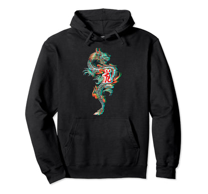 Samurai Grunge Dragon Aesthetic Japan Hoodie - Aesthetic Graphic Men Women - T-Shirt, Sweatshirt, Hoodie