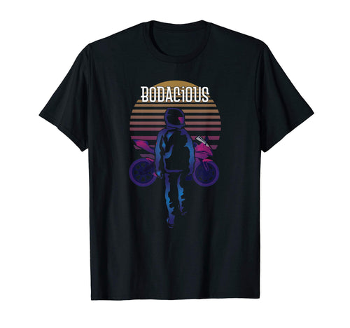 80S Synthwave Motorcycle Gift Vaporwave T-Shirt - Minimalist Print Unisex - T-Shirt, Sweatshirt, Hoodie