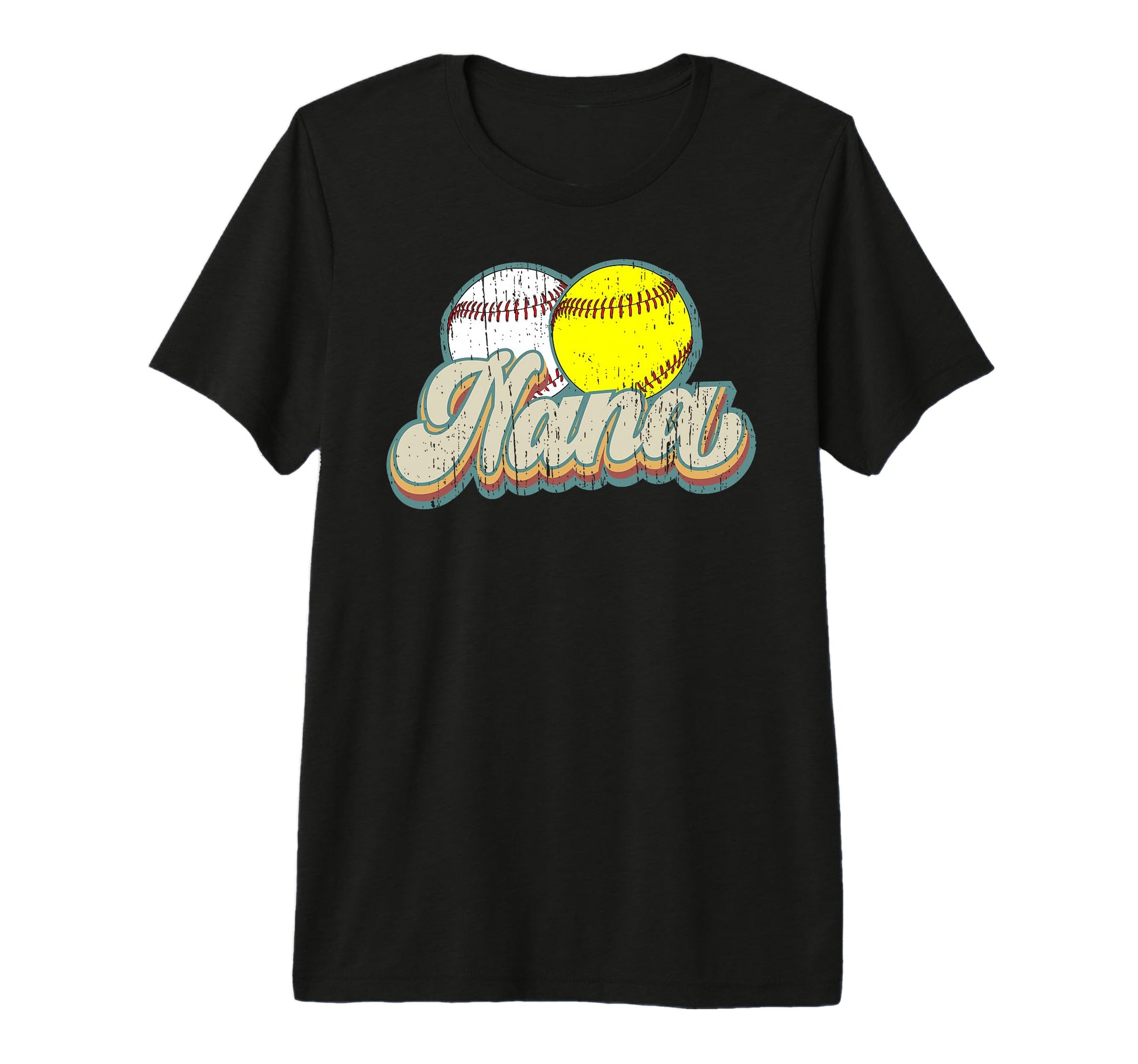 Baseball Softball Nana Grandma T-Shirt - Novelty Apparel for Adults - T-Shirt, Sweatshirt, Hoodie