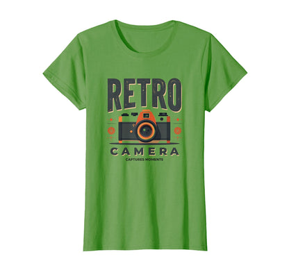 Camera Captures Moments T-Shirt - Unique Graphic for Adults - T-Shirt, Sweatshirt, Hoodie