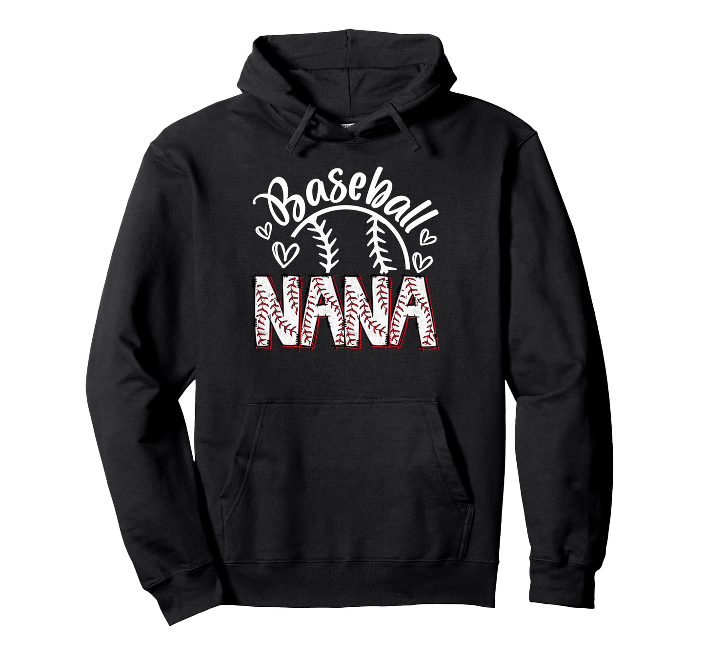 Baseball Nana Proud Loud Senior Baseball Hoodie - Custom Art Print Unisex - T-Shirt, Sweatshirt, Hoodie