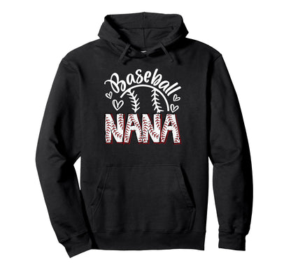 Baseball Nana Proud Loud Senior Baseball Hoodie - Custom Art Print Unisex - T-Shirt, Sweatshirt, Hoodie