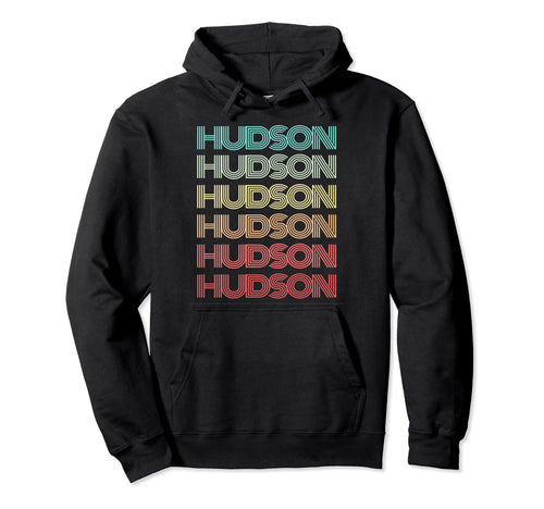 First Name Hudson Personalized Birthday Hoodie - Graphic Print Men Women - T-Shirt, Sweatshirt, Hoodie