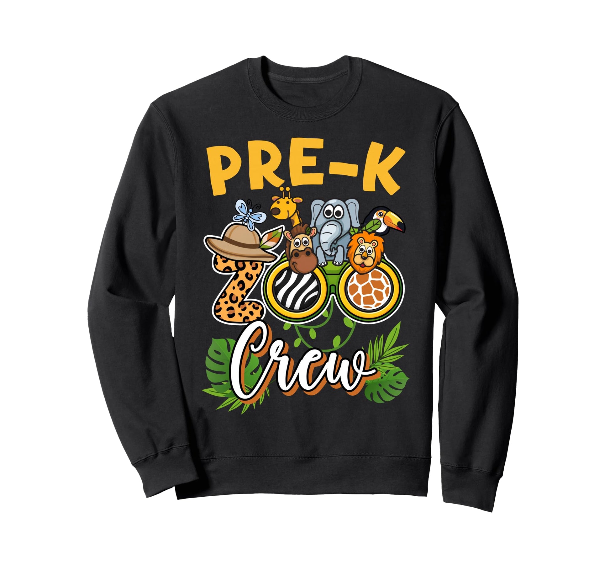 Pre K Zoo Field Trip 2026 Squad Matching Sweatshirt - Graphic Print Unisex - T-Shirt, Sweatshirt, Hoodie