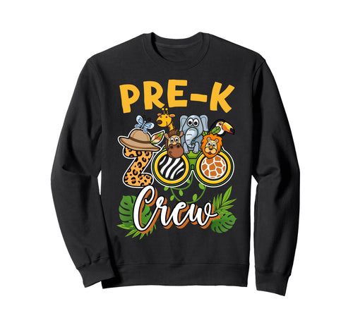 Pre K Zoo Field Trip 2026 Squad Matching Sweatshirt - Graphic Print Unisex - T-Shirt, Sweatshirt, Hoodie