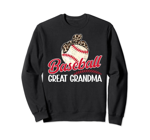 Baseball Great Grandma Baseball Sweatshirt - Custom Art Print Unisex - T-Shirt, Sweatshirt, Hoodie