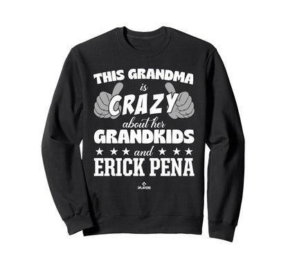 Grandma Crazy Erick Pena Prospect Sweatshirt - Aesthetic Graphic Men Women - T-Shirt, Sweatshirt, Hoodie