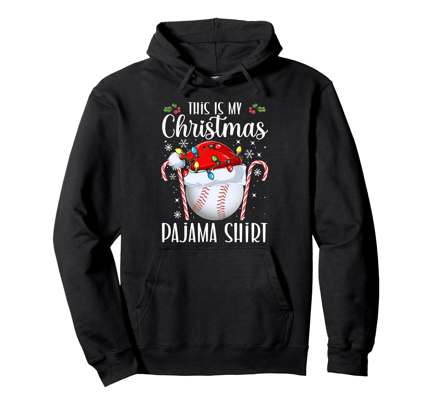 This Is My Baseball Pajama Hoodie - Aesthetic Graphic Men Women - T-Shirt, Sweatshirt, Hoodie