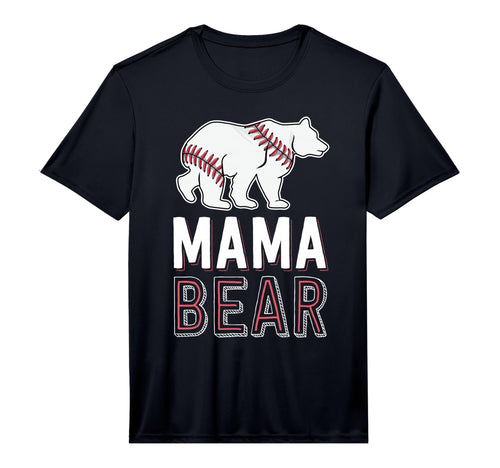 Mama Bear Mom Baseball Shirts Softball T-Shirt - Custom Art Print Unisex - T-Shirt, Sweatshirt, Hoodie