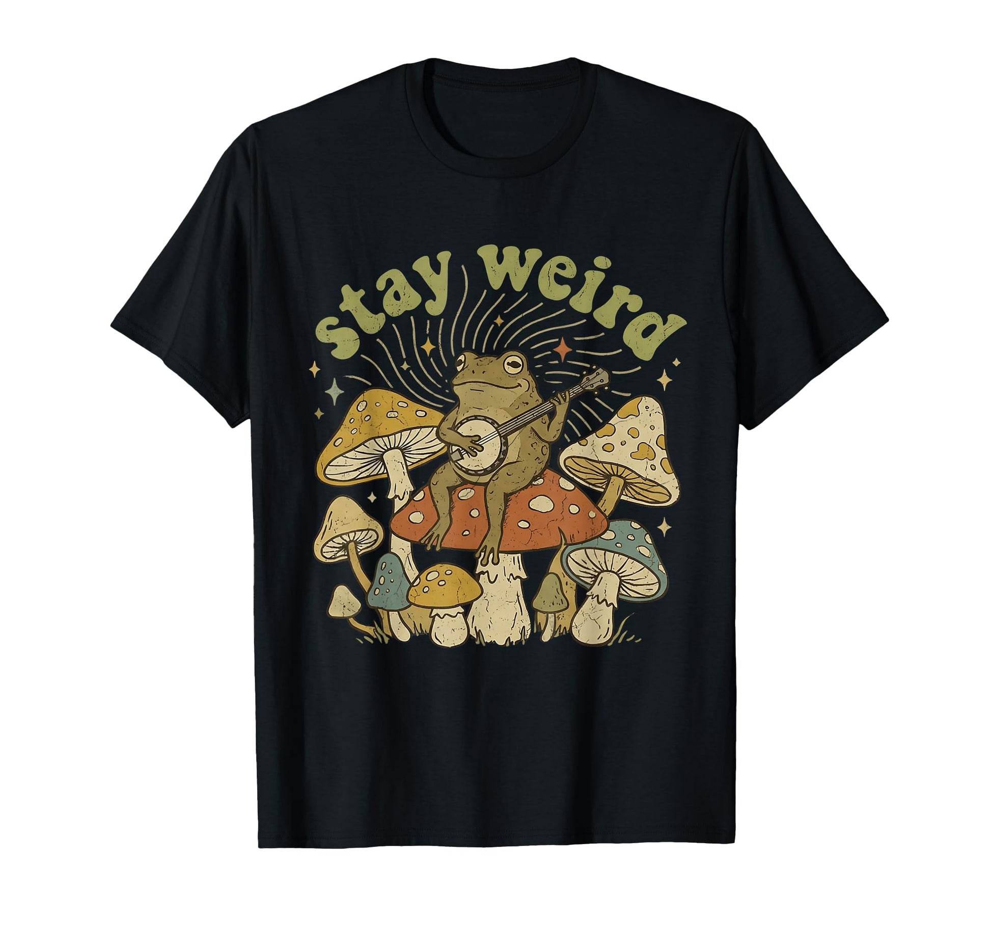 Stay Weird Frog Quirky Hippie Y2K T-Shirt - Streetwear Style Unisex - T-Shirt, Sweatshirt, Hoodie