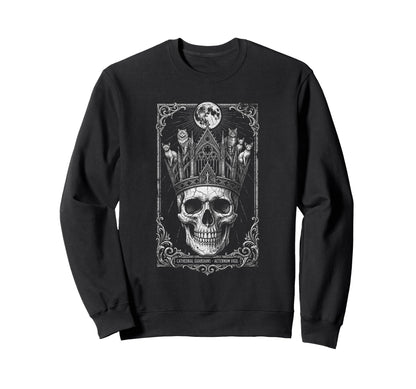 Skull Cat Skeleton Kitty Kitten Sweatshirt - Novelty Apparel Men Women - T-Shirt, Sweatshirt, Hoodie