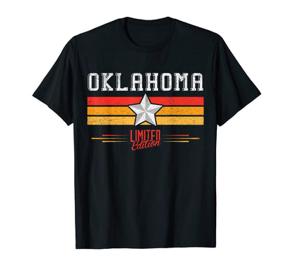 Oklahoma State Stripes Oklahoma Gifts T-Shirt - Minimalist Print Unisex - T-Shirt, Sweatshirt, Hoodie