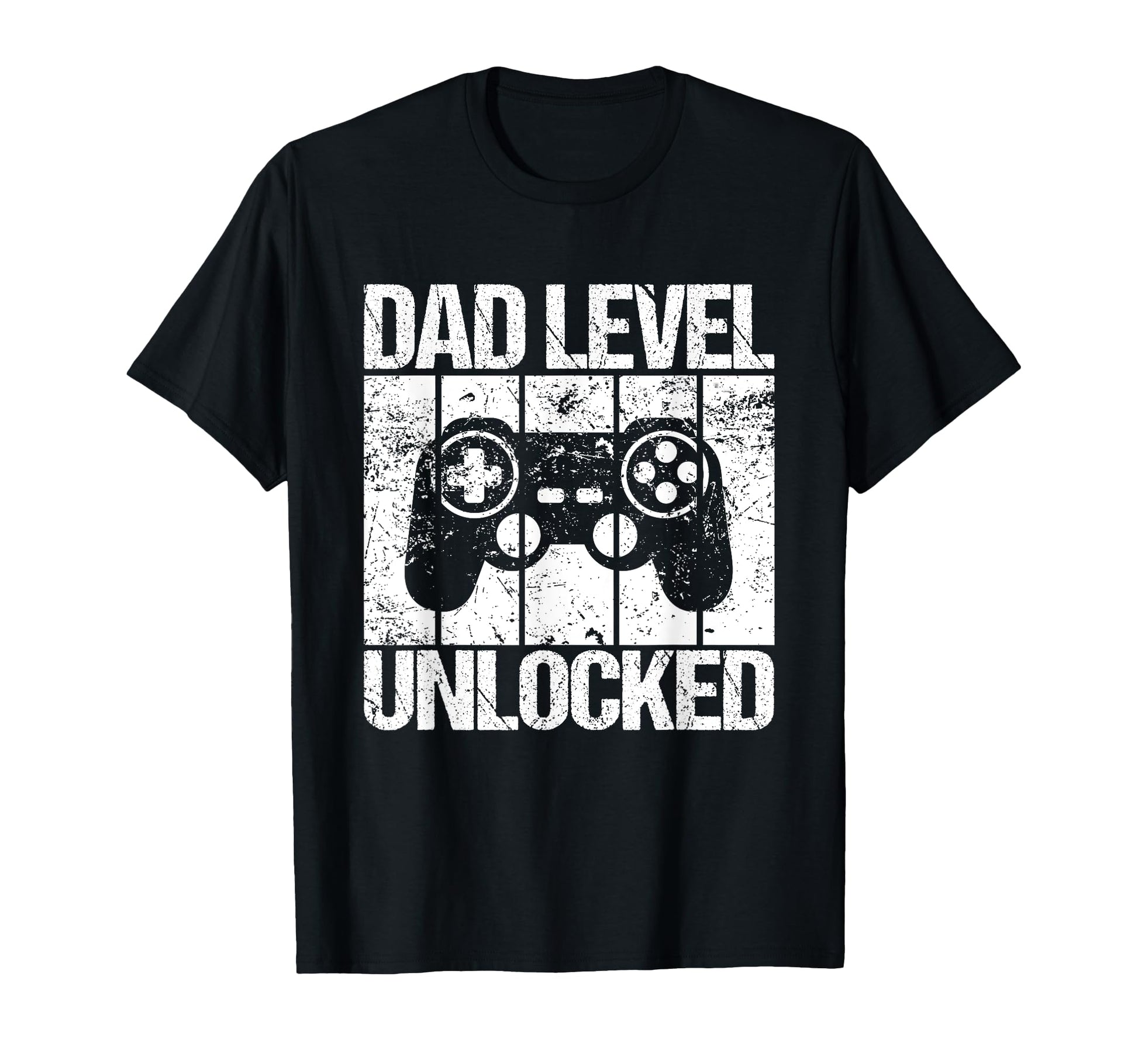Dad Level Unlocked Gaming Controller T-Shirt - Custom Art Print for Adults - T-Shirt, Sweatshirt, Hoodie