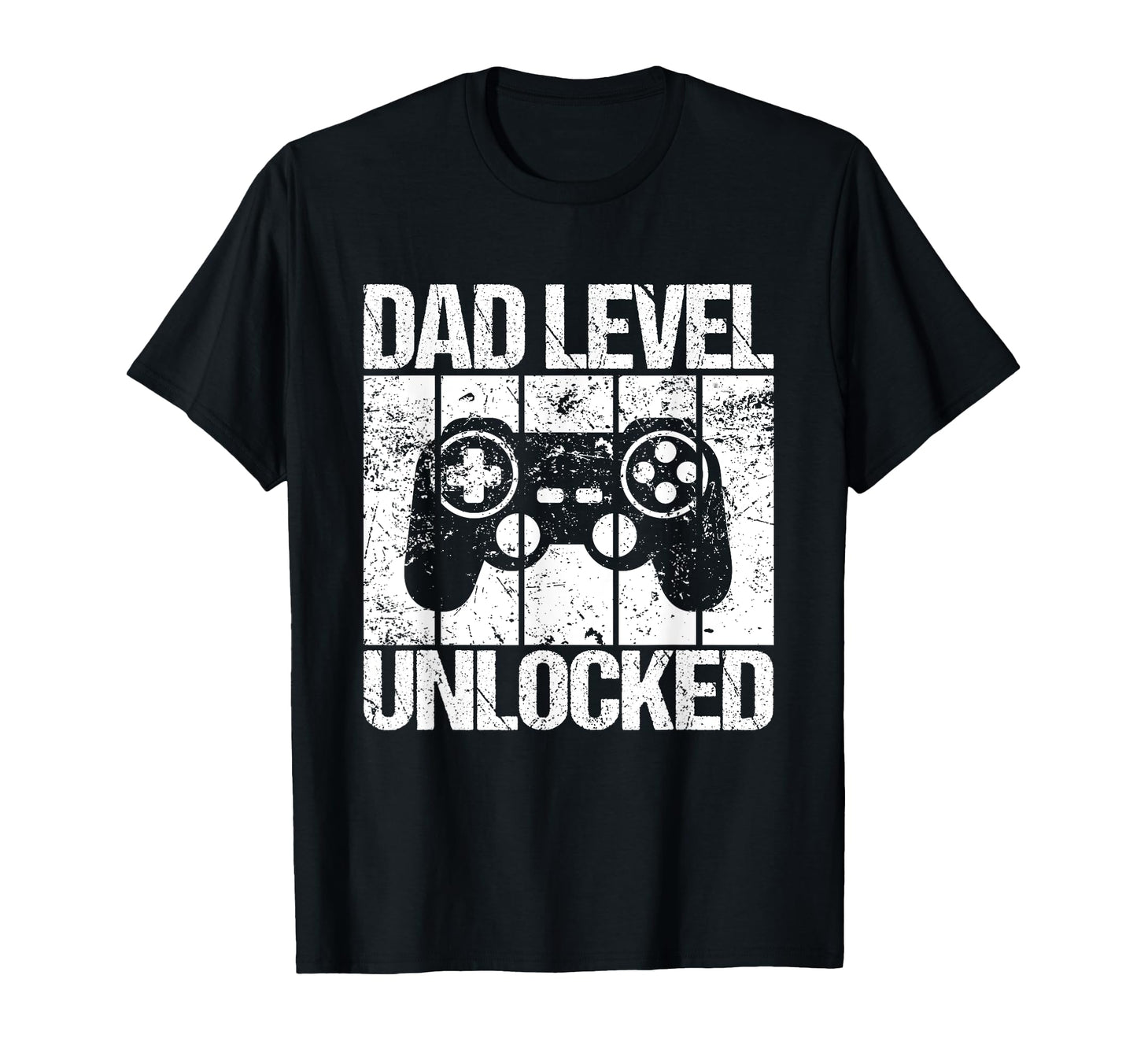 Dad Level Unlocked Gaming Controller T-Shirt - Custom Art Print Unisex - T-Shirt, Sweatshirt, Hoodie