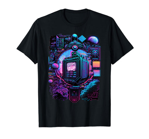 Vaporwave Aesthetic Psychedelic T-Shirt - Aesthetic Graphic Unisex - T-Shirt, Sweatshirt, Hoodie