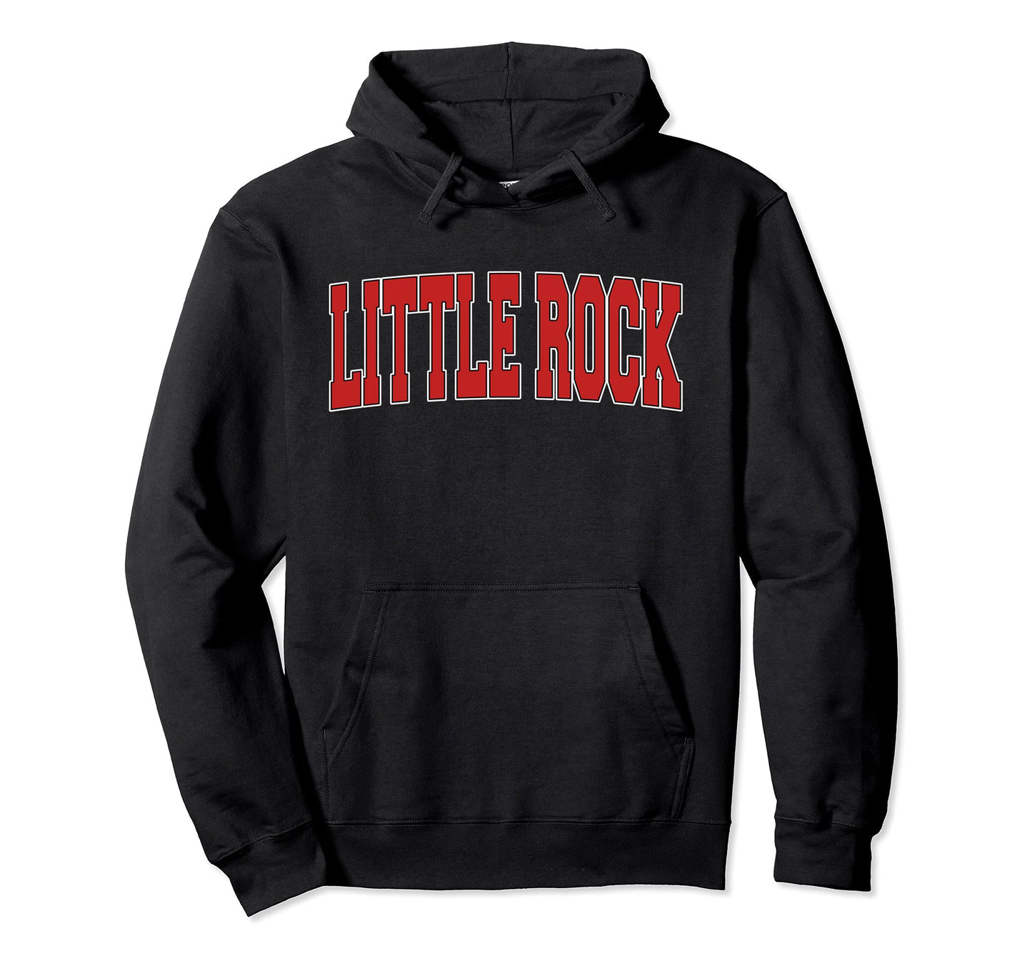 Little Rock Ar Arkansas Varsity Usa Hoodie - Aesthetic Graphic for Adults - T-Shirt, Sweatshirt, Hoodie