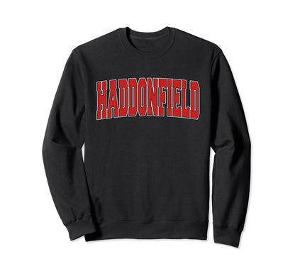 Haddonfield Nj New Jersey Varsity Usa Sweatshirt - Trendy Graphic Unisex - T-Shirt, Sweatshirt, Hoodie