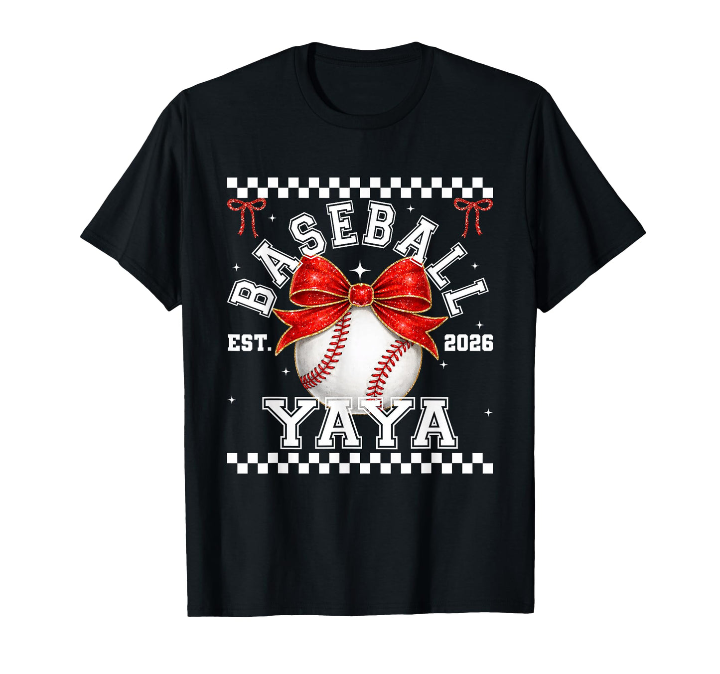 Baseball Yaya Coquette Family T-Shirt - Fun Novelty Design for Adults - T-Shirt, Sweatshirt, Hoodie