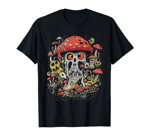 90S Grunge Mushroom Art Aesthetic T-Shirt - Trendy Graphic Men Women - T-Shirt, Sweatshirt, Hoodie