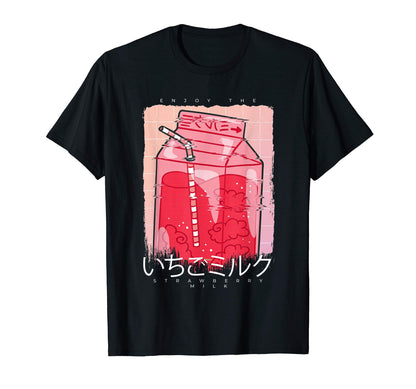 Japanese 90S Vaporwave Kawaii T-Shirt - Aesthetic Graphic for Adults - T-Shirt, Sweatshirt, Hoodie