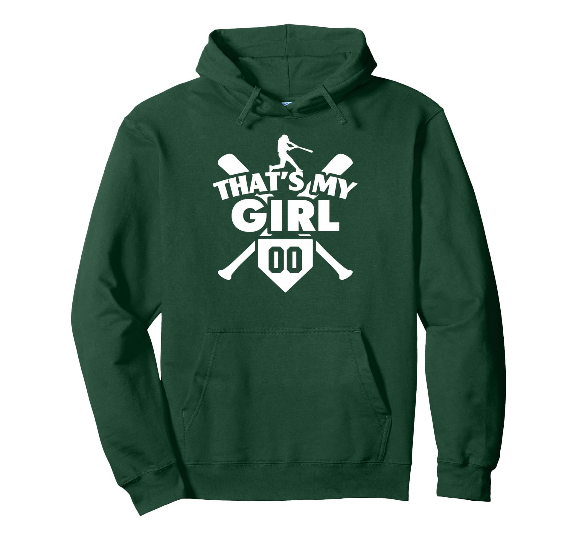 Baseball Mom Dad Thats My 00 Softball Hoodie - Custom Art Print for Adults - T-Shirt, Sweatshirt, Hoodie
