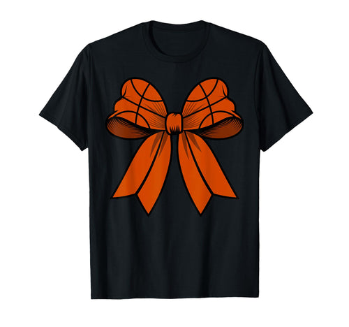 Basketball Coquette Bow Funny T-Shirt - Custom Art Print Men Women - T-Shirt, Sweatshirt, Hoodie