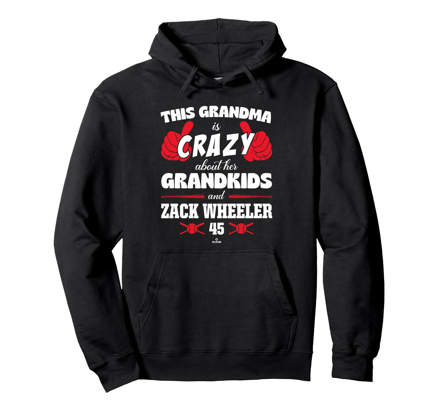 Grandma Crazy Zack Wheeler Philadelphia Hoodie - Unique Graphic Men Women - T-Shirt, Sweatshirt, Hoodie