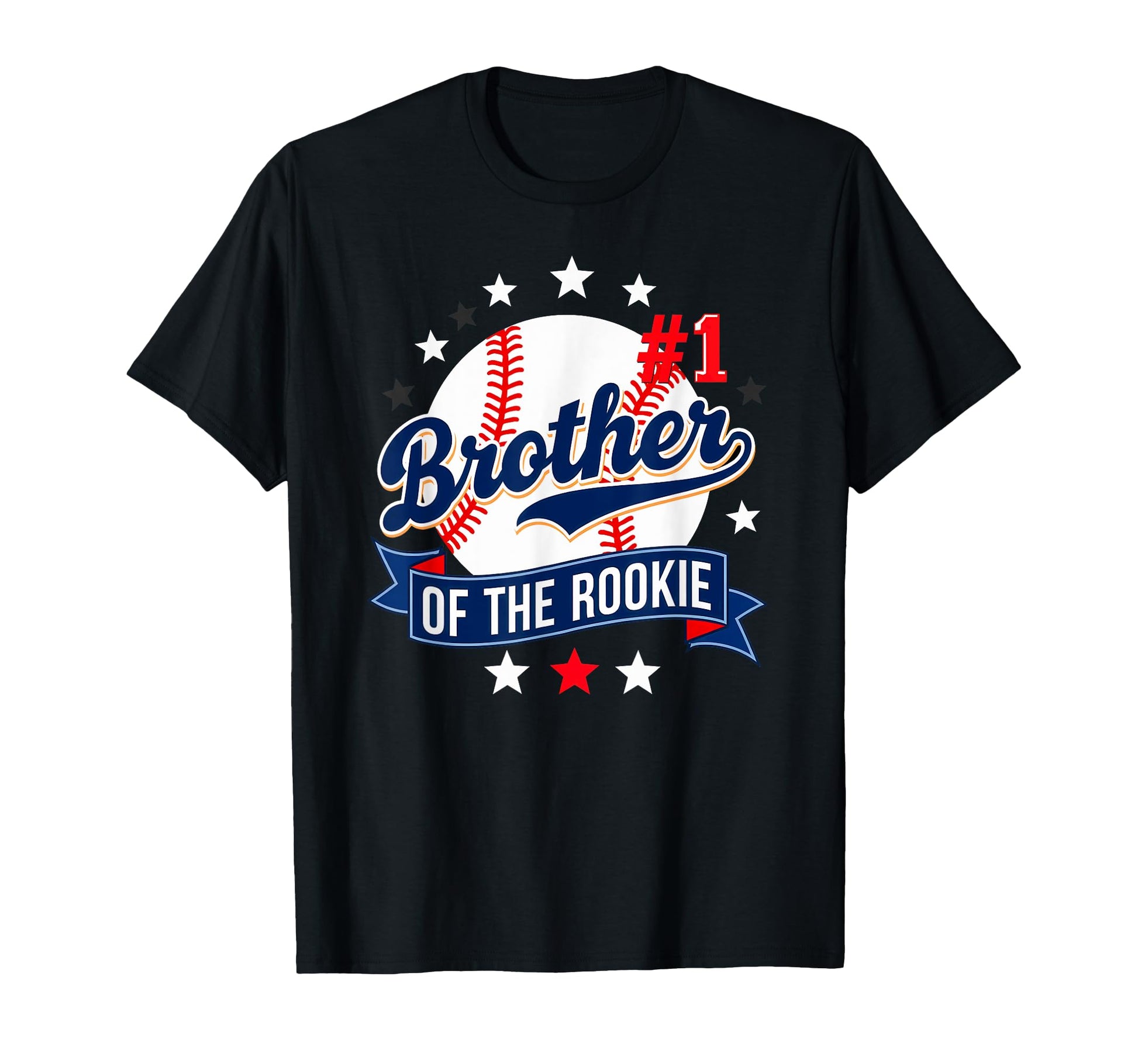Brother Rookie 1St Birthday Baseball T-Shirt - Trendy Graphic Men Women - T-Shirt, Sweatshirt, Hoodie