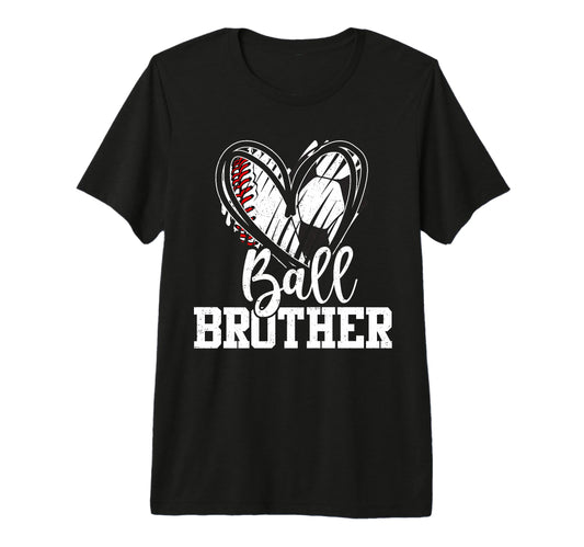 Ball Brother Baseball Soccer Brother Tri T-Shirt - Streetwear Style Unisex - T-Shirt, Sweatshirt, Hoodie