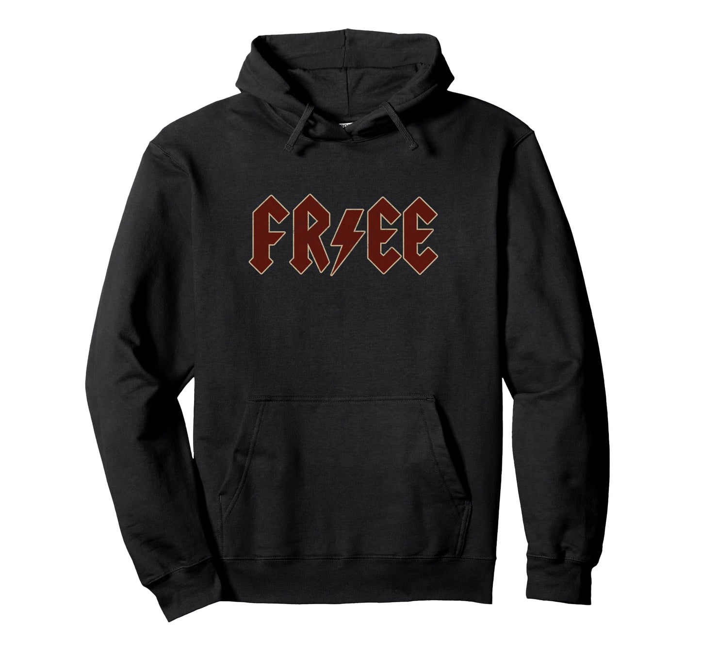 Free Lightning Bolt Rock Band Hoodie - Aesthetic Graphic for Adults - T-Shirt, Sweatshirt, Hoodie