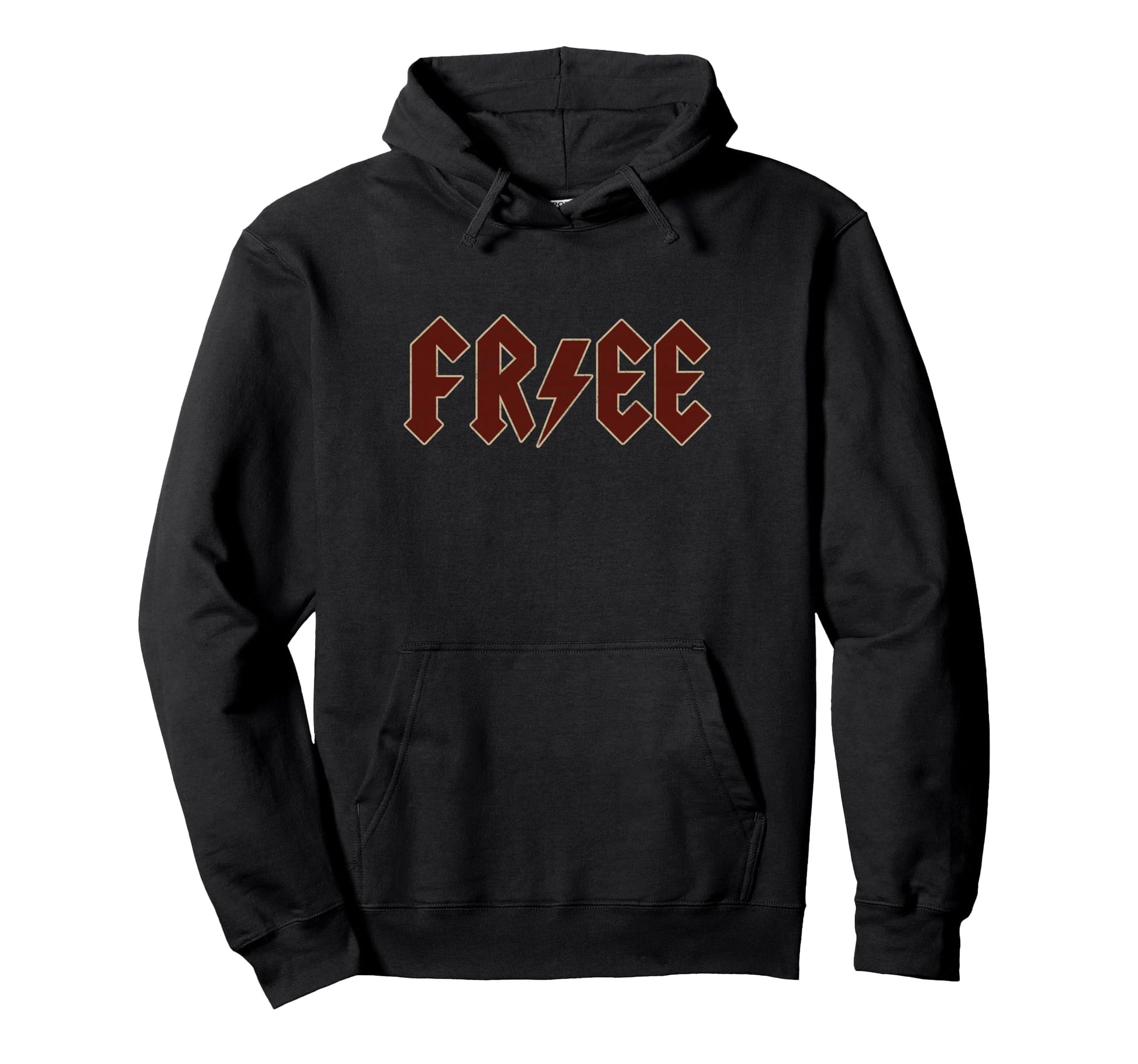 Free Lightning Bolt Rock Band Hoodie - Aesthetic Graphic for Adults - T-Shirt, Sweatshirt, Hoodie