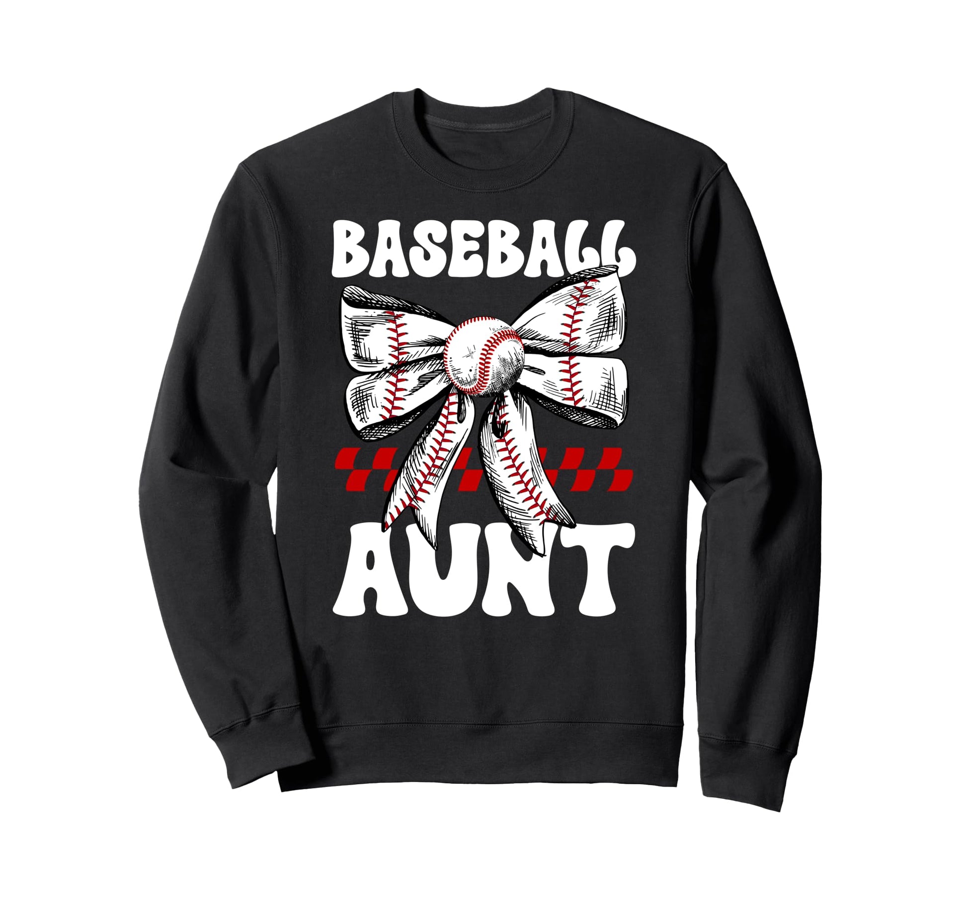 Baseball Aunt Baseball Player Auntie Sweatshirt - Minimalist Print Unisex - T-Shirt, Sweatshirt, Hoodie