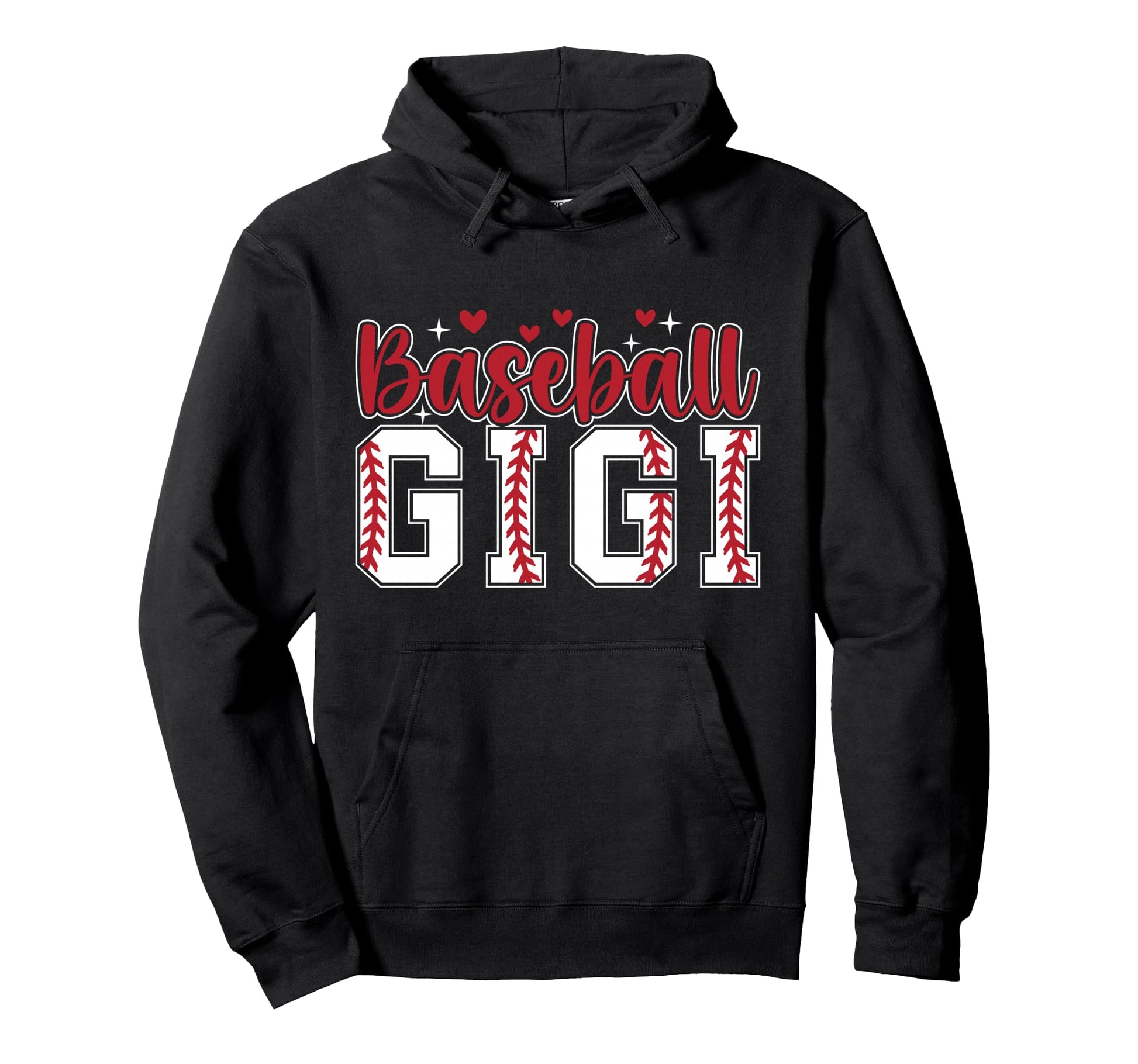 Baseball Gigi Proud Gigi Baseball Hoodie - Fun Novelty Design for Adults - T-Shirt, Sweatshirt, Hoodie