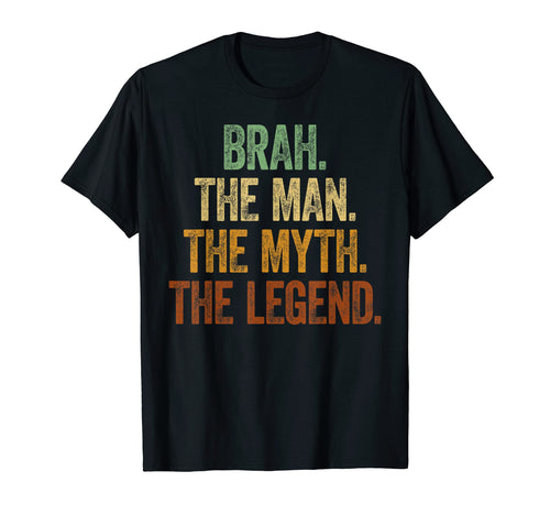 Mens Brah Myth Legend Surfing Dad T-Shirt - Custom Art Print for Adults - T-Shirt, Sweatshirt, Hoodie