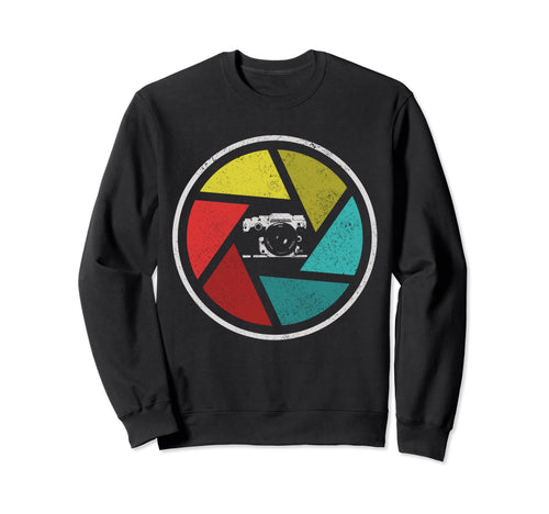 Camera Aperture Photography Sweatshirt - Graphic Print for Adults - T-Shirt, Sweatshirt, Hoodie