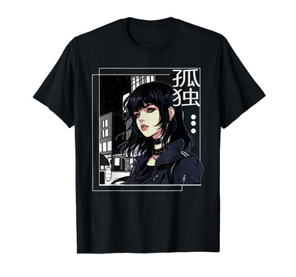Emo Gothic 90S Anime Pop Art Grunge T-Shirt - Unique Graphic for Adults - T-Shirt, Sweatshirt, Hoodie