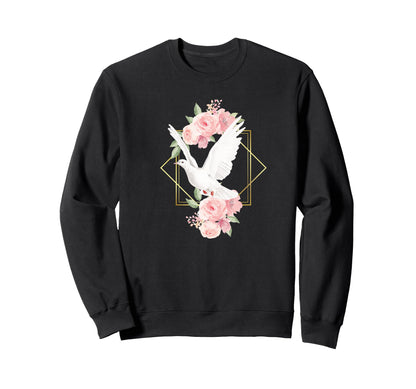 Dove Bird Birds Love Peace New Sweatshirt - Fun Novelty Design Men Women - T-Shirt, Sweatshirt, Hoodie