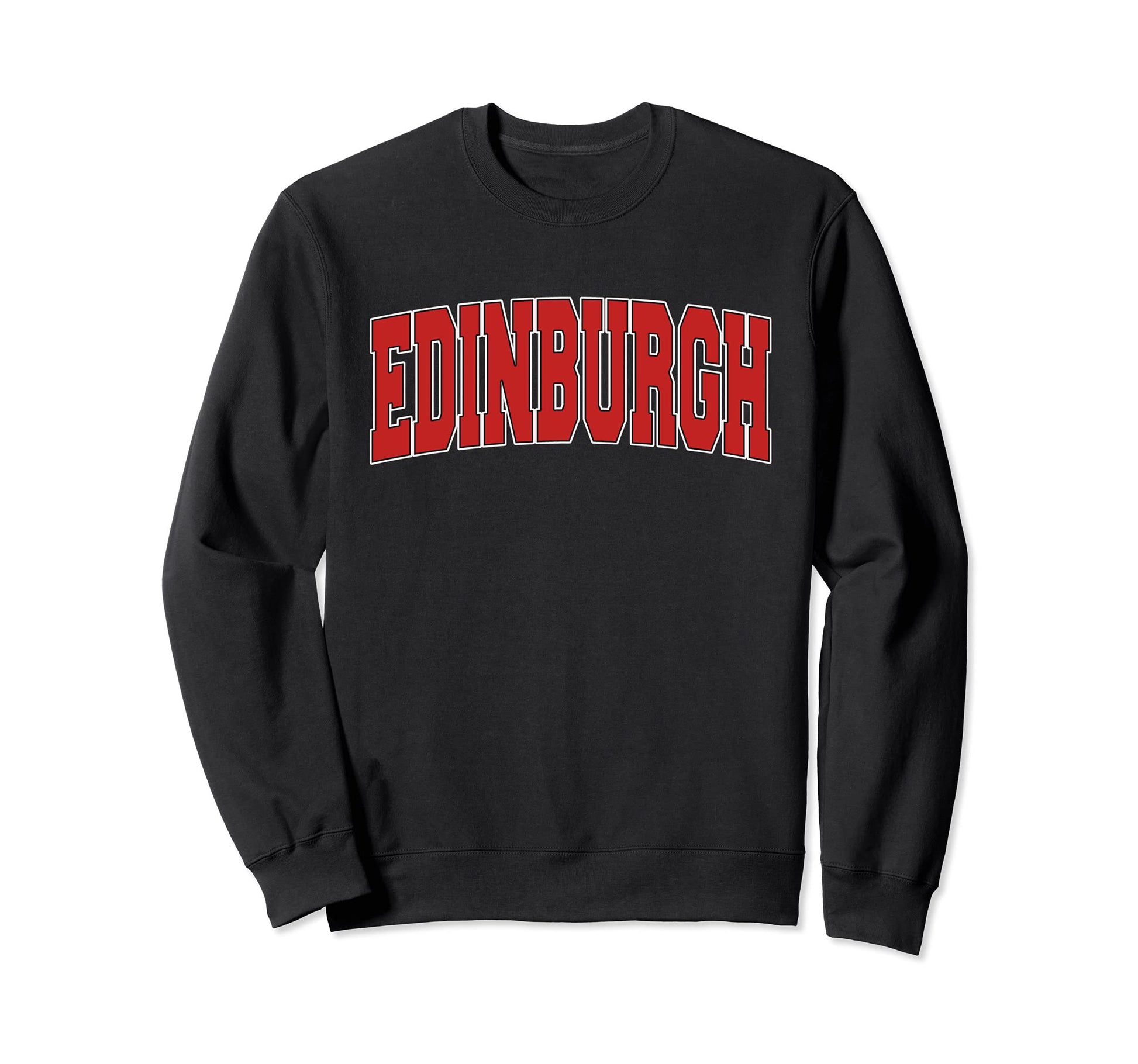 Edinburgh Indiana Varsity Usa Sweatshirt - Aesthetic Graphic Men Women - T-Shirt, Sweatshirt, Hoodie